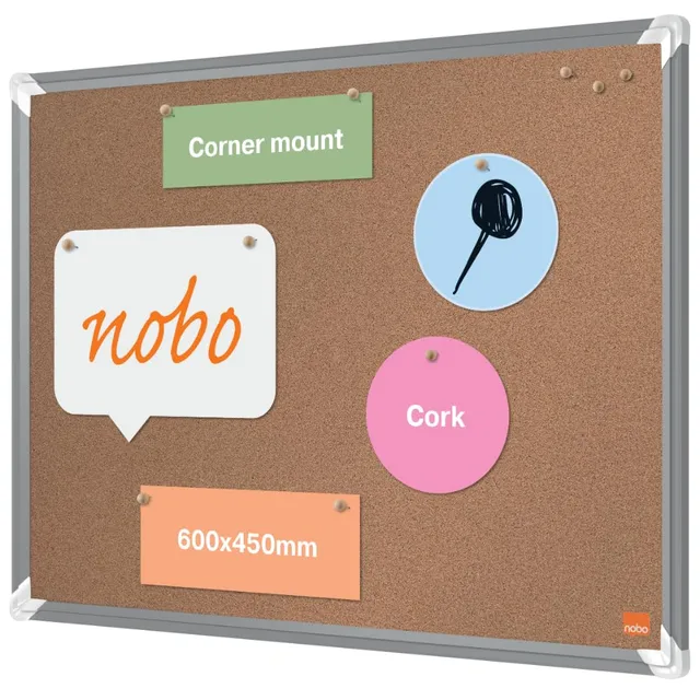 nobo-premium-plus-1915179-kork-notiztafel-45x60-cm-braun image 1