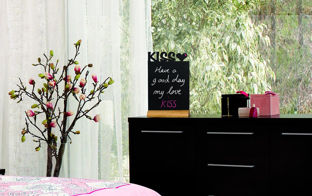 securit-elegant-kreidetafel-kiss-34-5x21-cm-teakfu-wei image 2