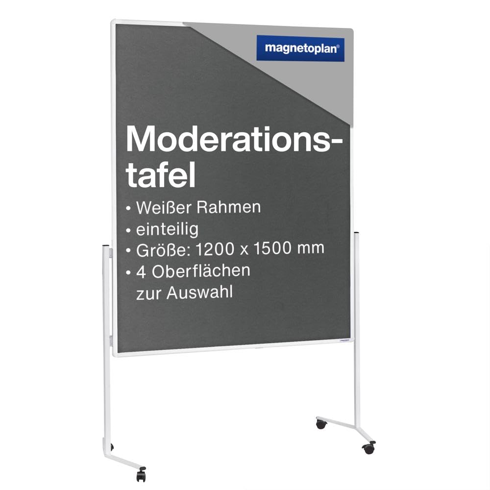 magnetoplan-evolution-moderationstafel-grau-120x150-cm-mobil image 1
