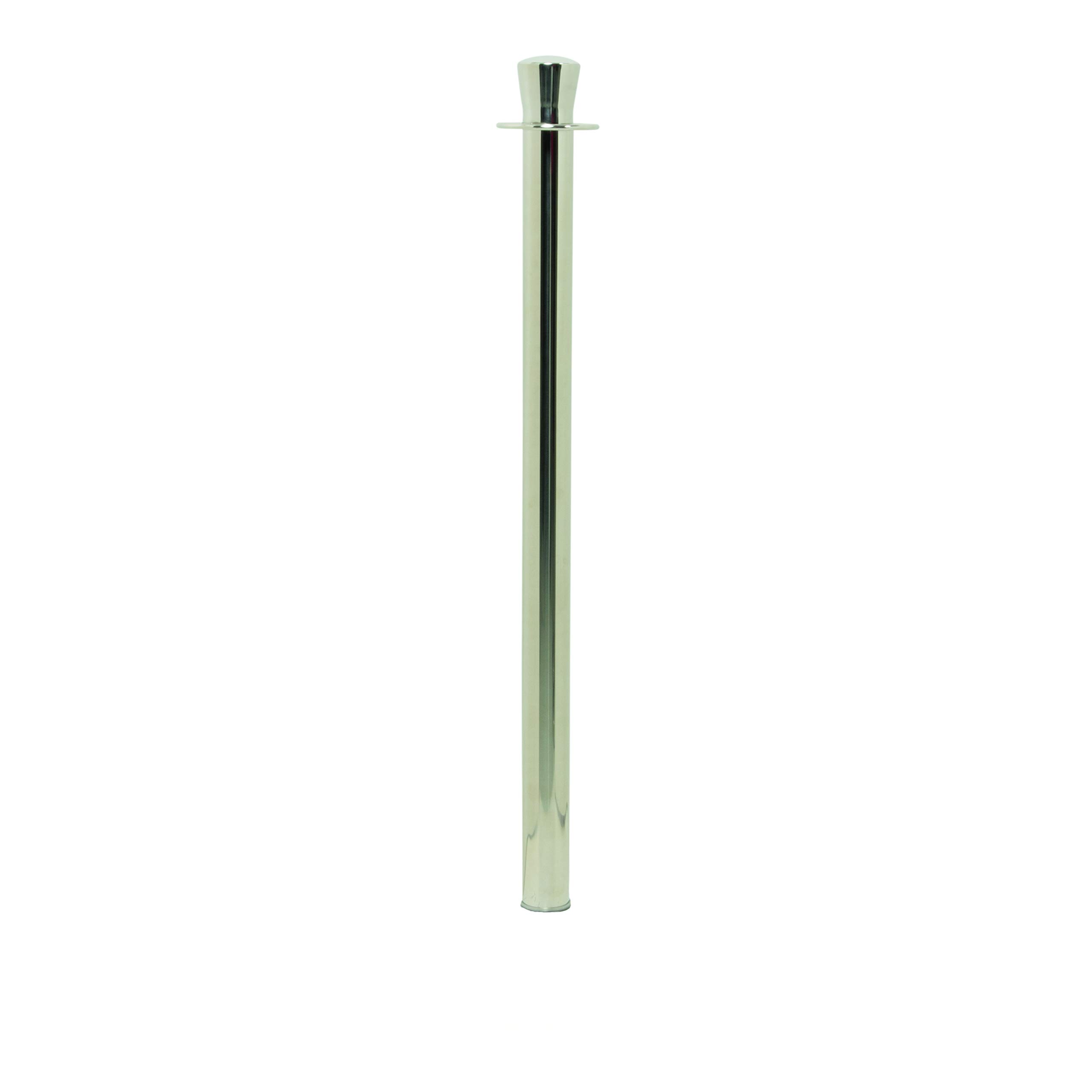 securit-classic-absperrpfosten-chrom-100-cm-stahl-pfosten image 1