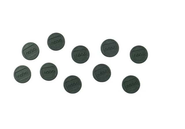 nobo-glide-magnete-24mm-schwarz-10-st-ck-whiteboard image 1