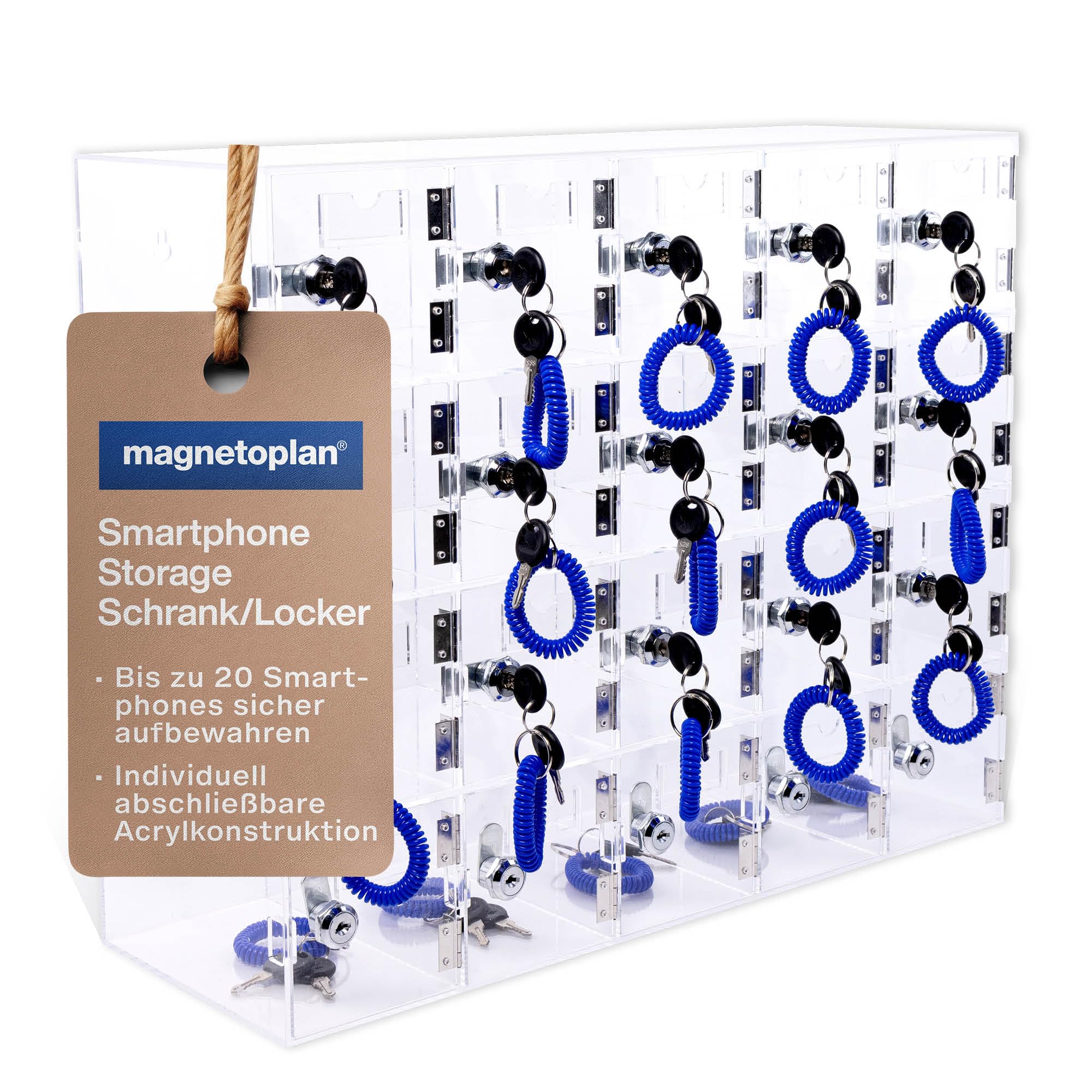 magnetoplan-pro-smartphone-schrank-handybox-20-f-cher-acryl image 1