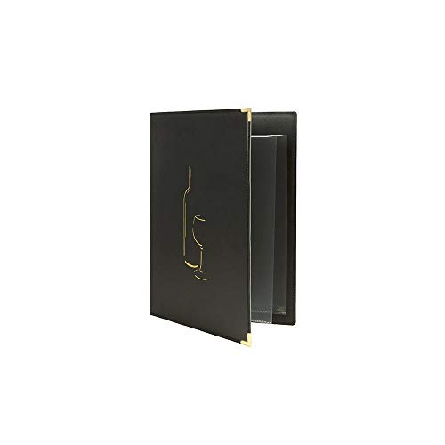 securit-classic-weinkarte-a4-schwarz-kunstleder-2-einleger image 6