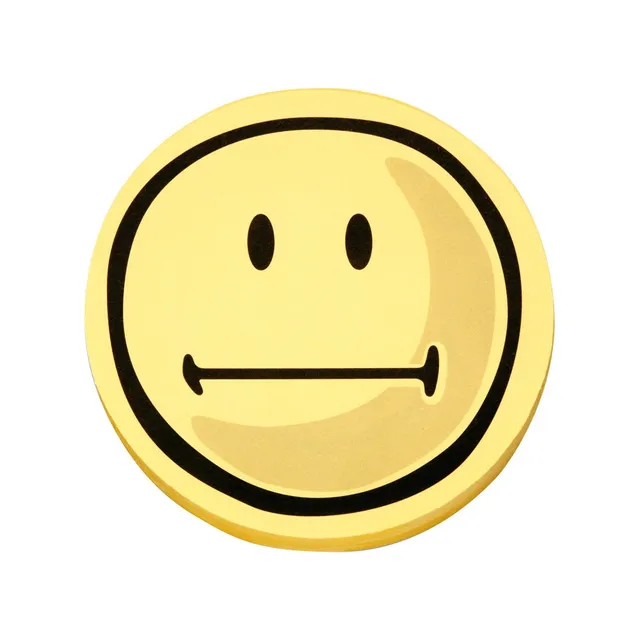 magnetoplan-variopin-moderationskarten-smiley-neutral-100-stk image 1