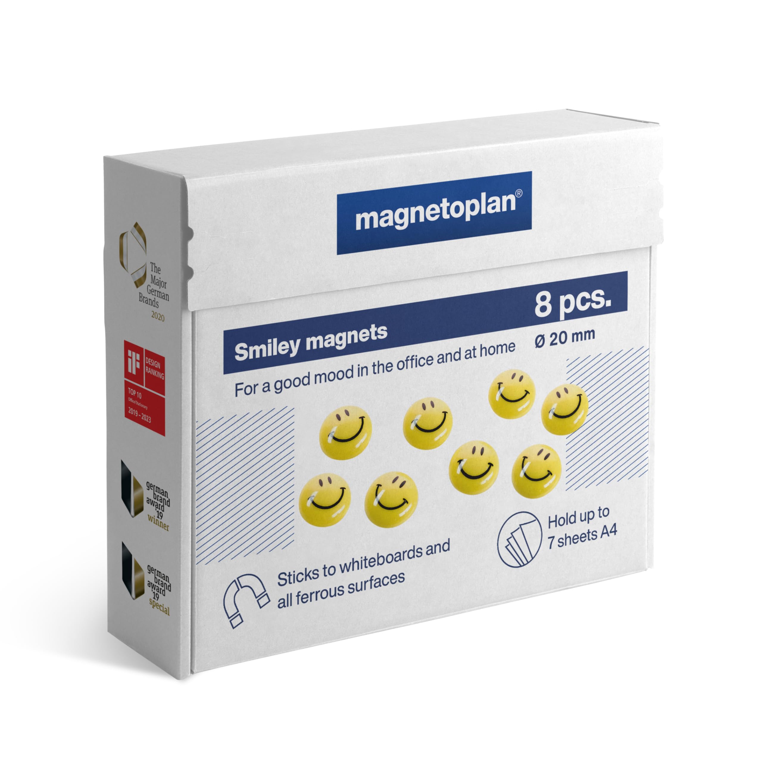magnetoplan-discofix-smiley-magnete-30mm-6-st-ck-gelb image 7