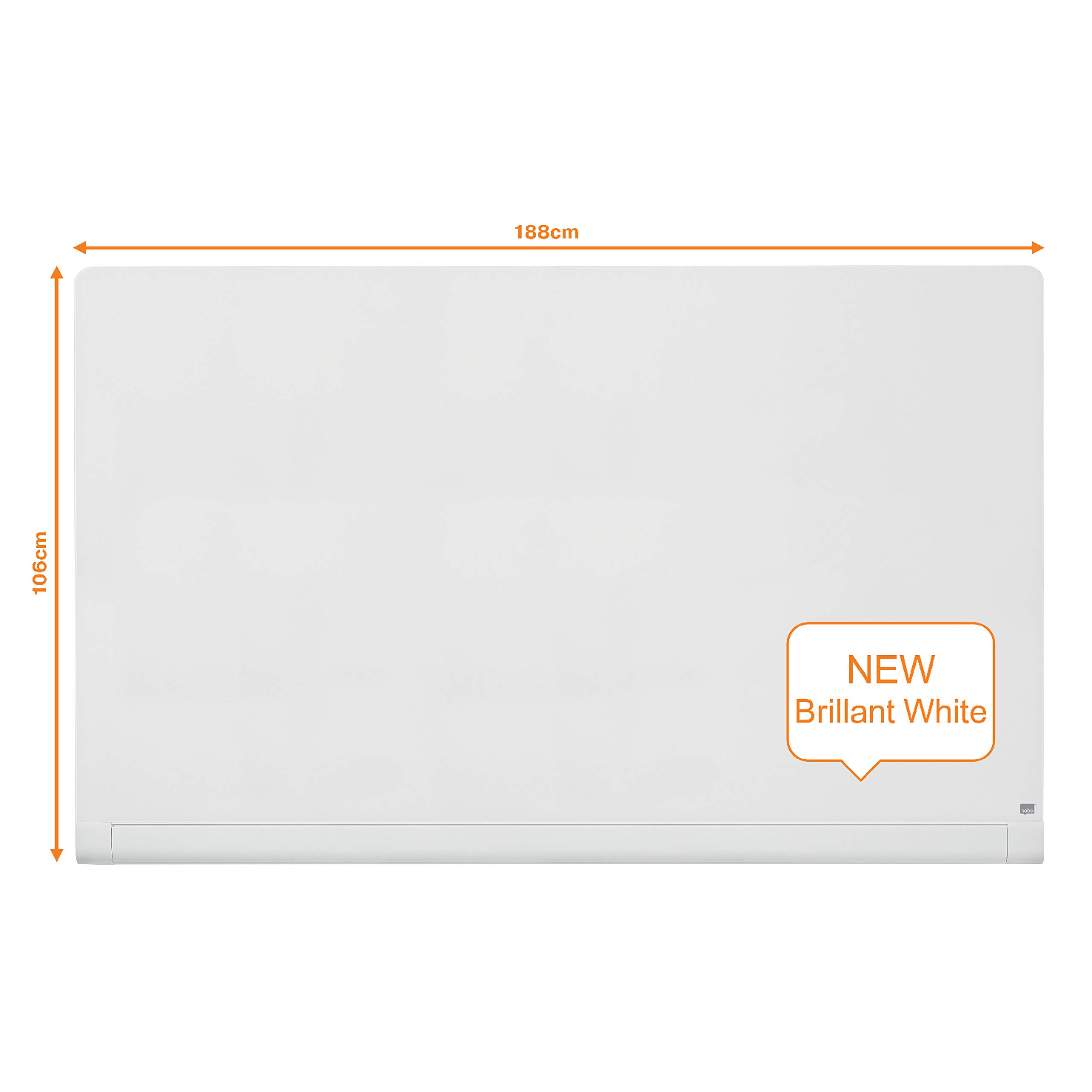 nobo-impression-pro-1905193-glas-whiteboard-190x100cm-wei-magnetisch image 2