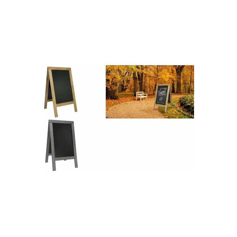 securit-woody-nature-gehwegtafel-holz-grau-doppelseitig image 2