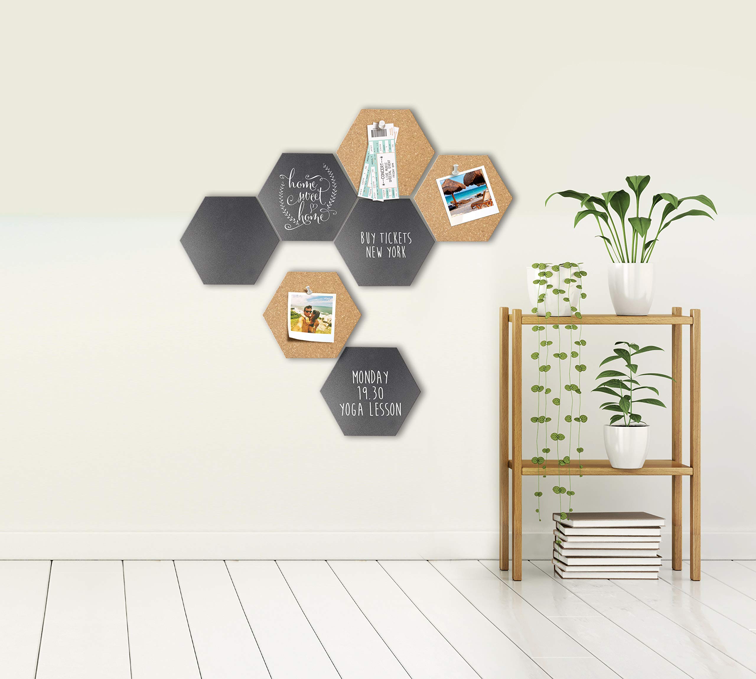 securit-universal-silhouette-hexagon-kreidetafel-hexagonform image 5