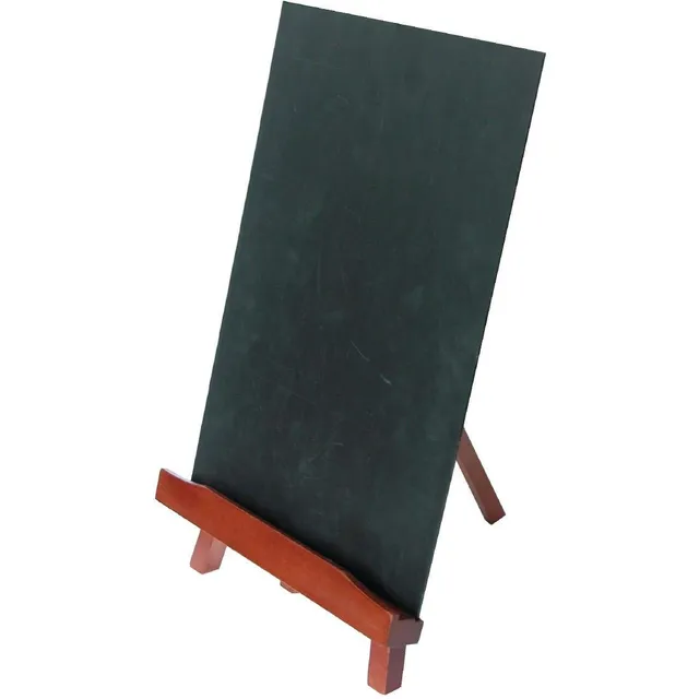 securit-elegant-jun-m-a4-tischstaffelei-kreidetafel-a4-mahagoni image 1