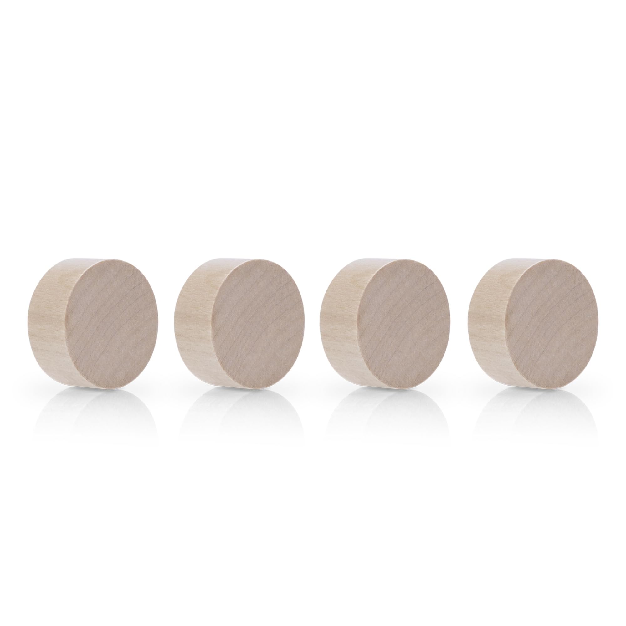 magnetoplan-wood-series-circle-magnete-birke-4-stu00fcck-30mm image 1