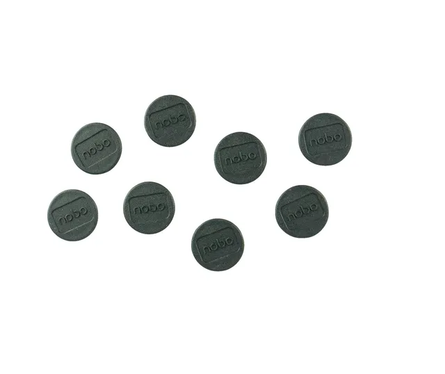 nobo-glide-whiteboard-magnete-20-mm-schwarz-8-st-ck image 1
