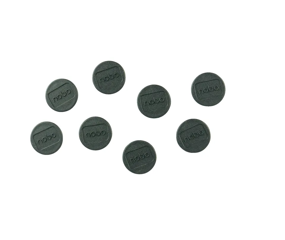 nobo-glide-whiteboard-magnete-20-mm-schwarz-8-st-ck image 1