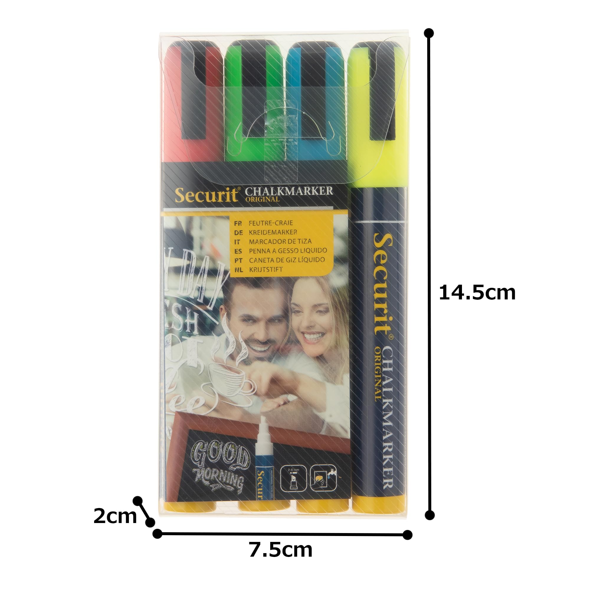 securit-original-kreidemarker-2-6-mm-mehrfarbig-4-st-ck-keilspitze image 3