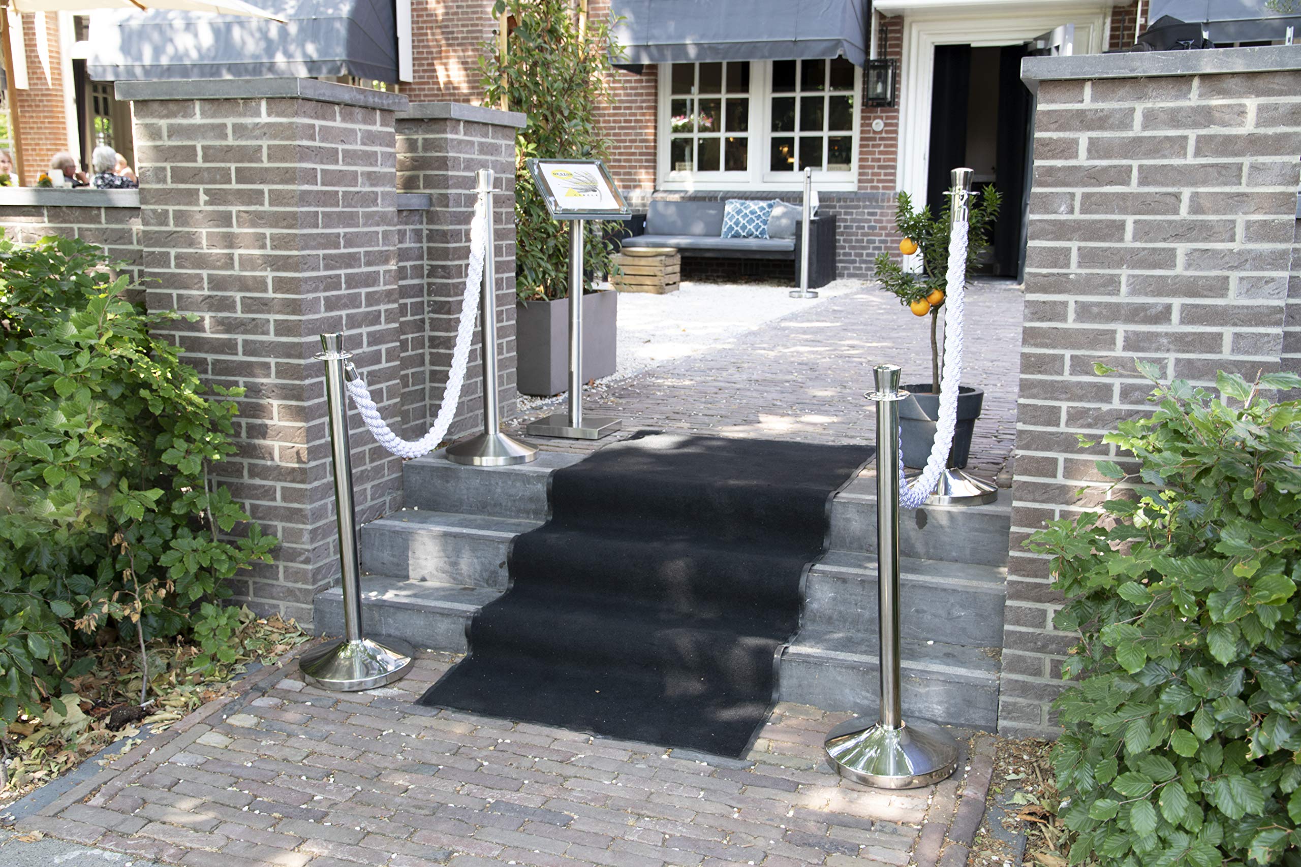 securit-classic-absperrpfosten-chrom-100-cm-stahl-pfosten image 4