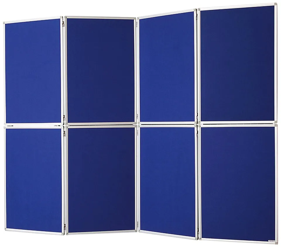 magnetoplan-variopin-pr-sentationswand-8-panel-blau-faltbar image 1