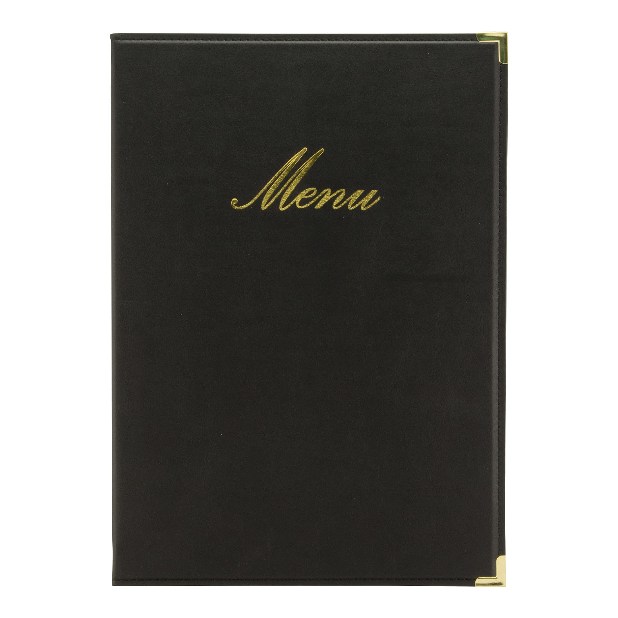 securit-classic-speisekarte-a4-schwarz-kunstleder image 3