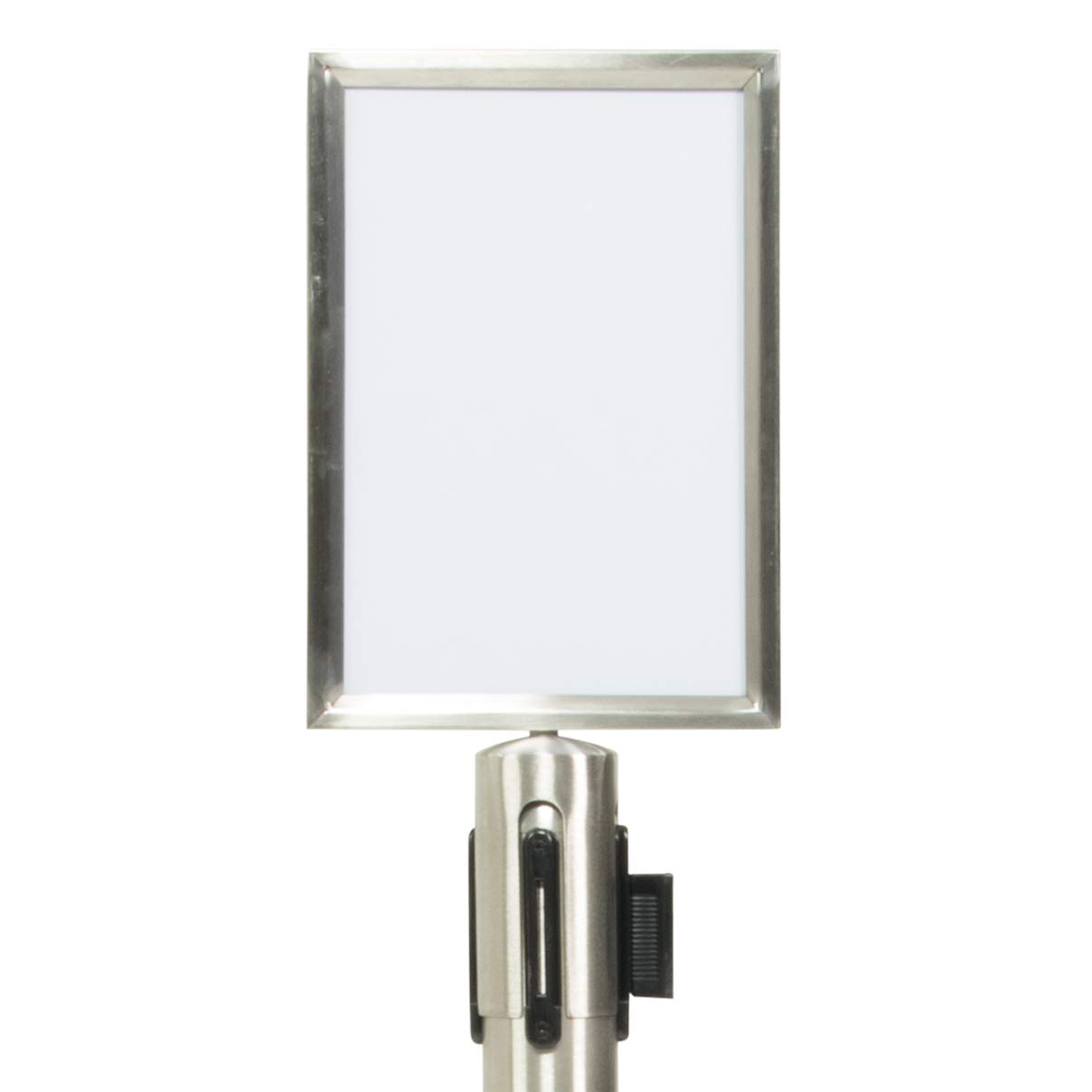 securit-retractable-absperrpfosten-2er-set-silber-chrom-schwarz image 8