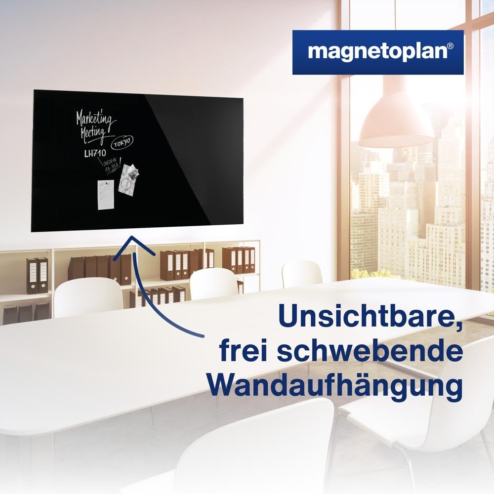 magnetoplan-design-glasboard-2000x1000-schwarz-magnetisch image 4