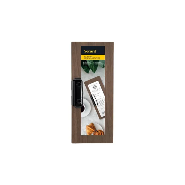 securit-silhouette-rechnungsmappe-walnuss-holz-mit-clip image 1