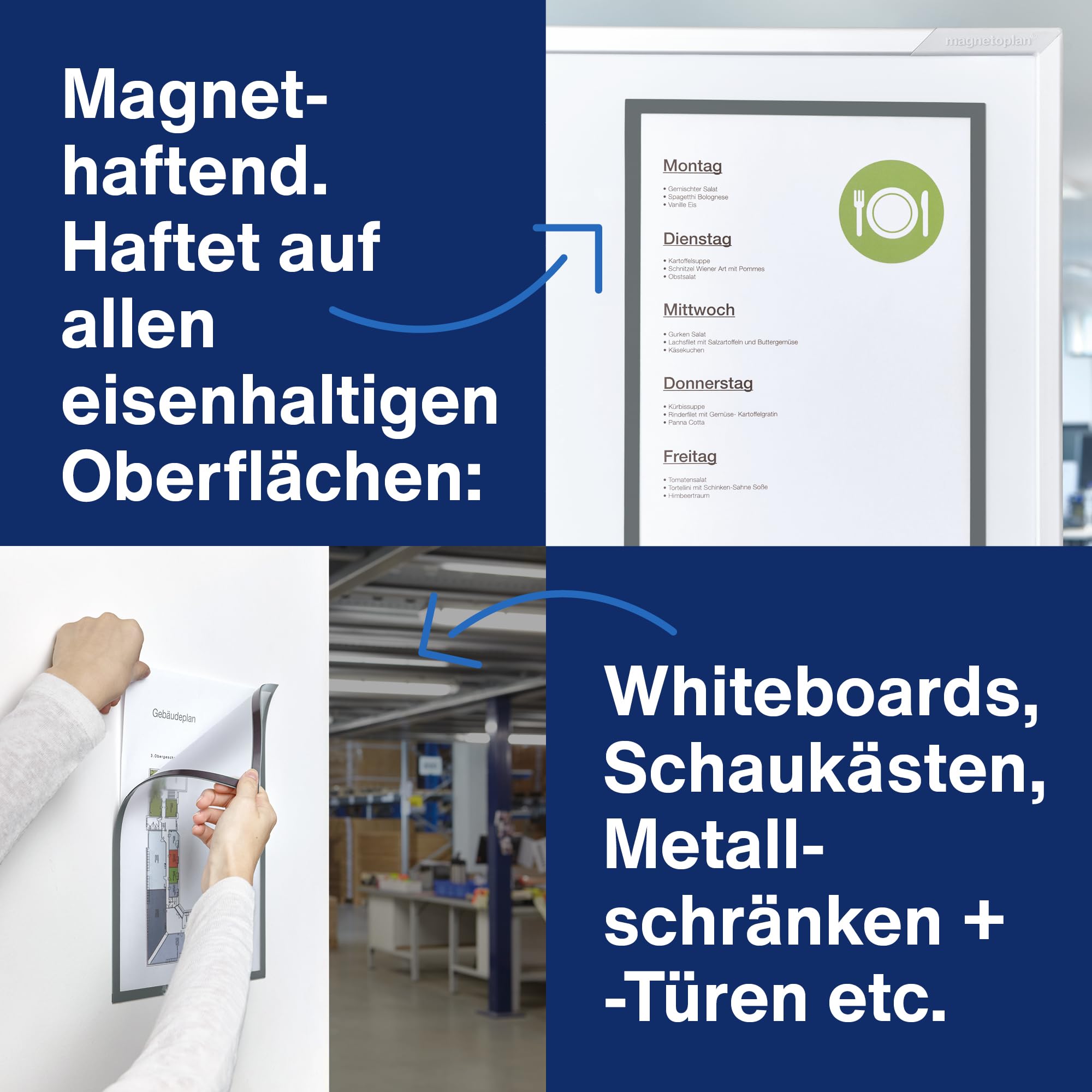 magnetoplan-magnetofix-magnetrahmen-a3-grau-5-st-ck-magnetisch image 3