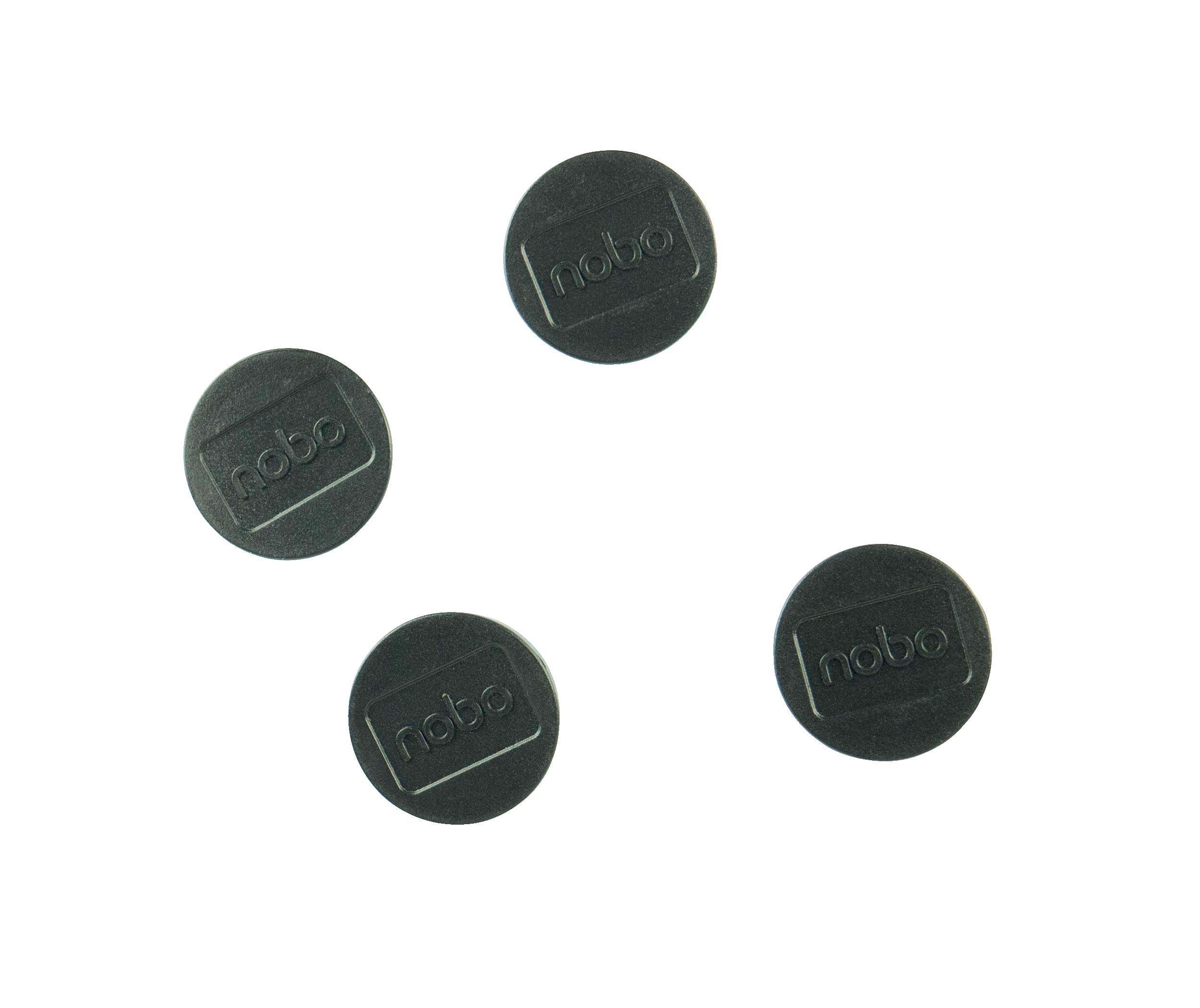 nobo-glide-whiteboard-magnete-30-mm-schwarz-4er image 1