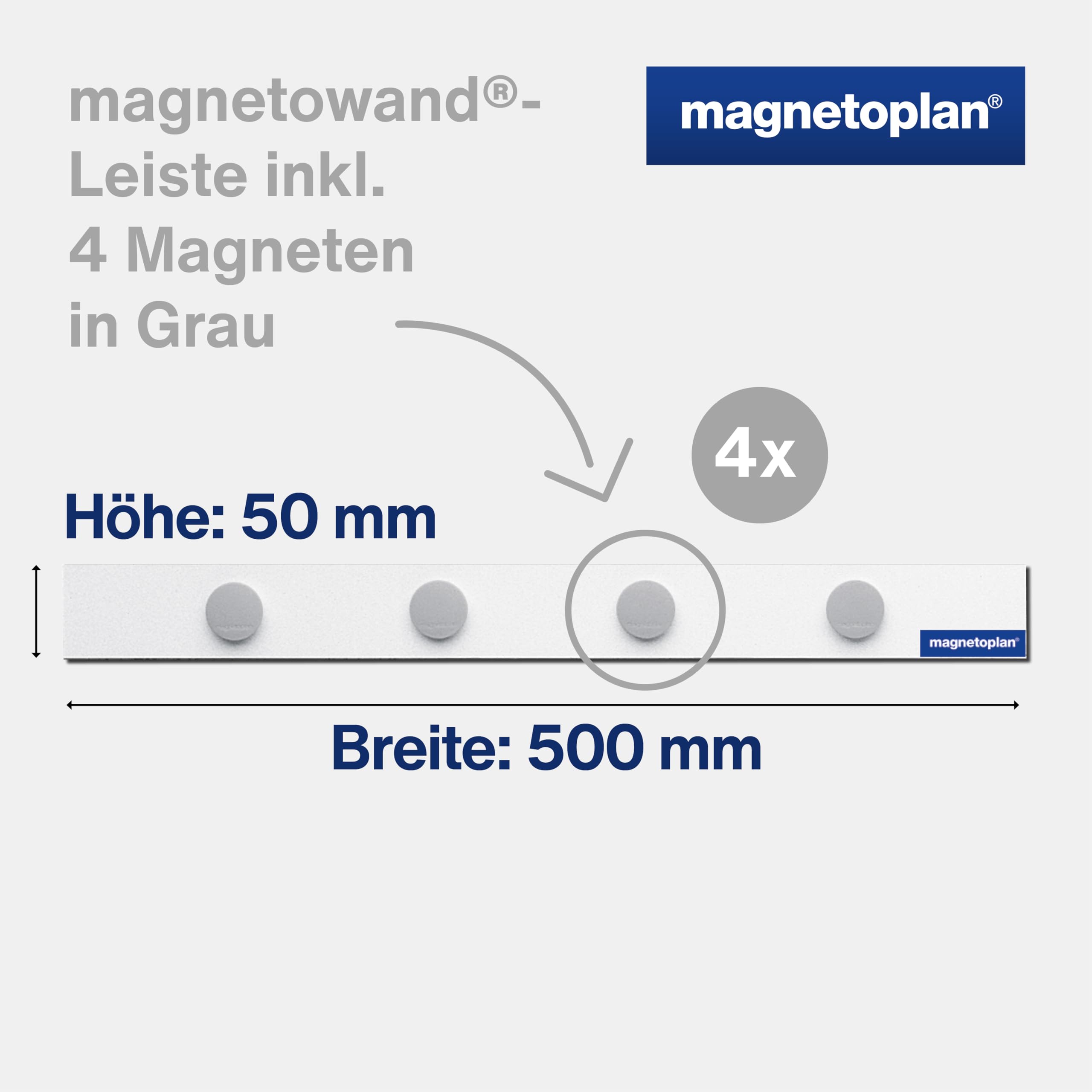 magnetoplan-magnetowand-magnetleiste-500mm-selbstklebend-wei image 8