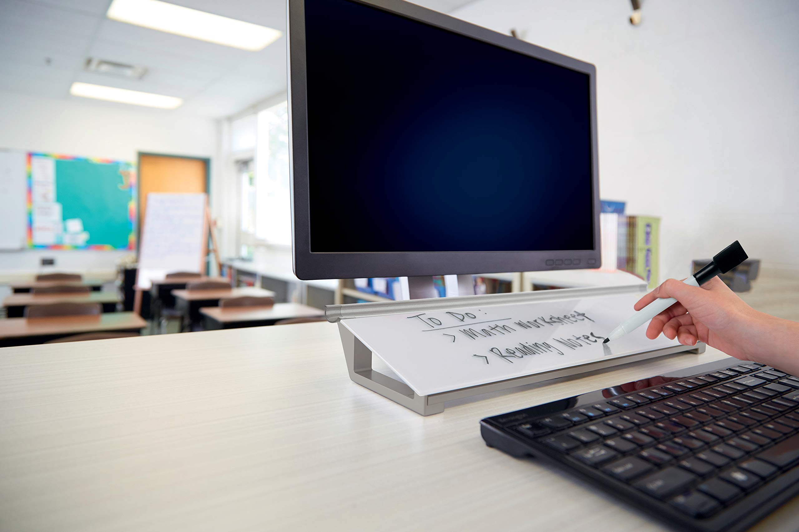 nobo-diamond-glass-glas-whiteboard-458x154-wei-schublade image 6