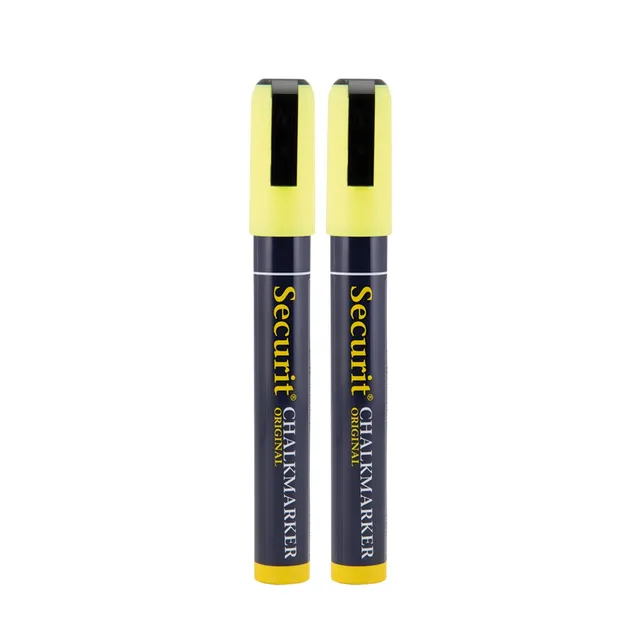 securit-original-fl-ssigkreide-marker-gelb-2-6-mm-2er-pack image 1