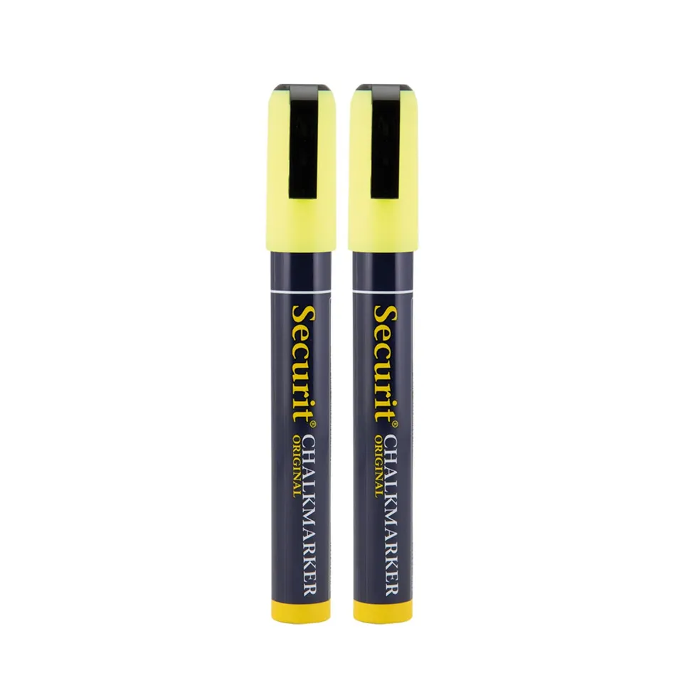 securit-original-fl-ssigkreide-marker-gelb-2-6-mm-2er-pack image 1