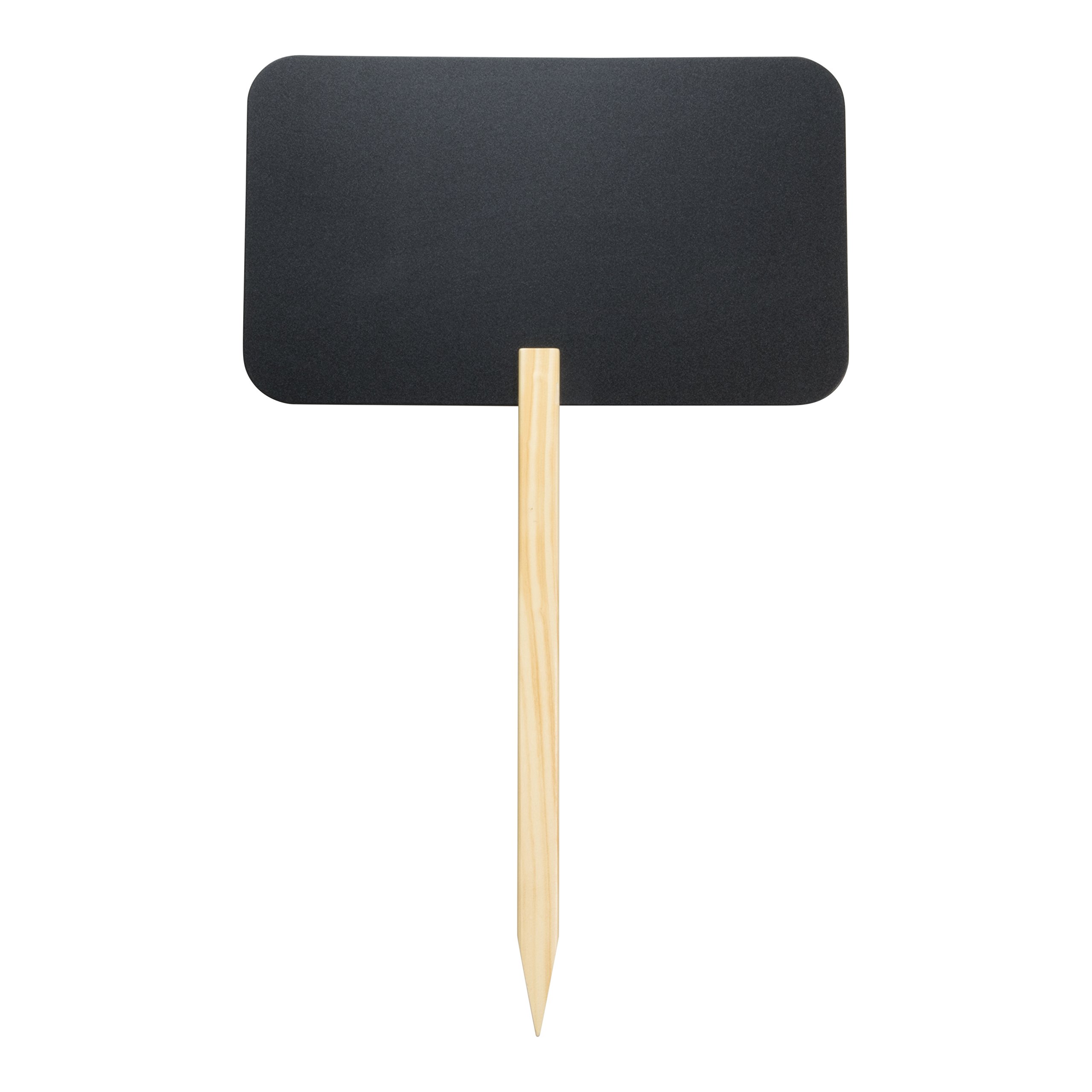 securit-silhouette-hinweisschild-rechteckig-holz-mit-stift image 1
