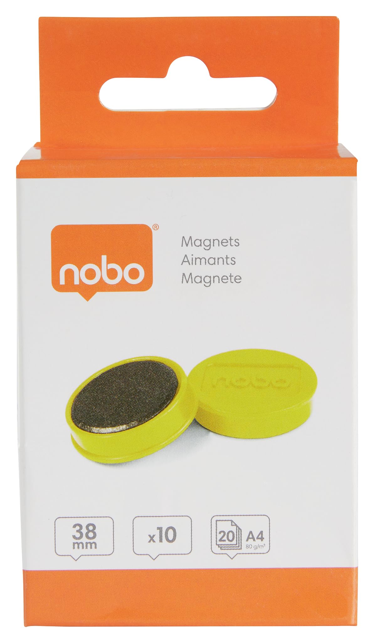 nobo-glide-1915316-whiteboard-magnete-38-mm-gelb-10-st-ck image 7