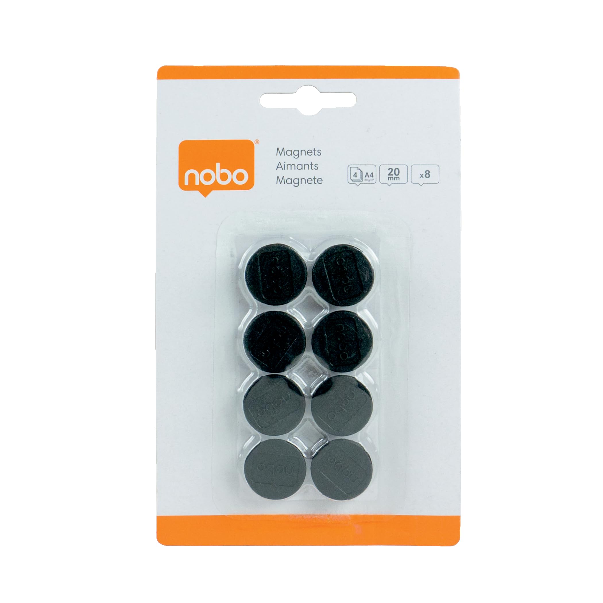 nobo-glide-whiteboard-magnete-20-mm-schwarz-8-st-ck image 7