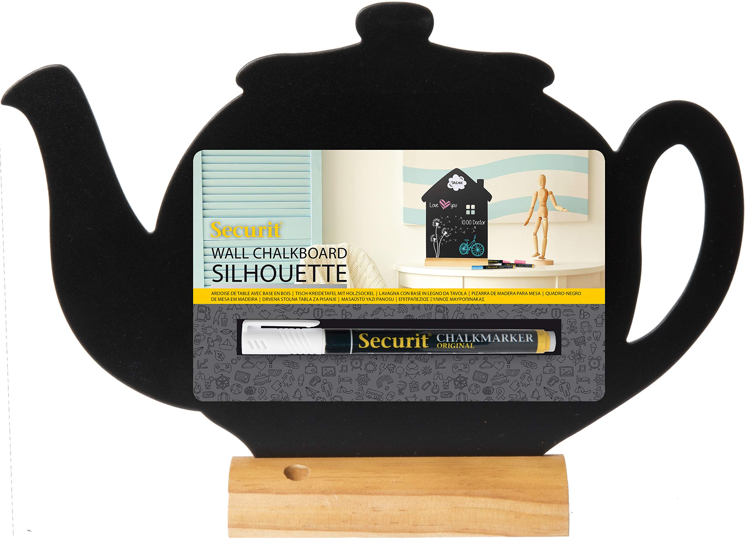 securit-elegant-memo-kreidetafel-25x33-cm-holzfu-teak image 6