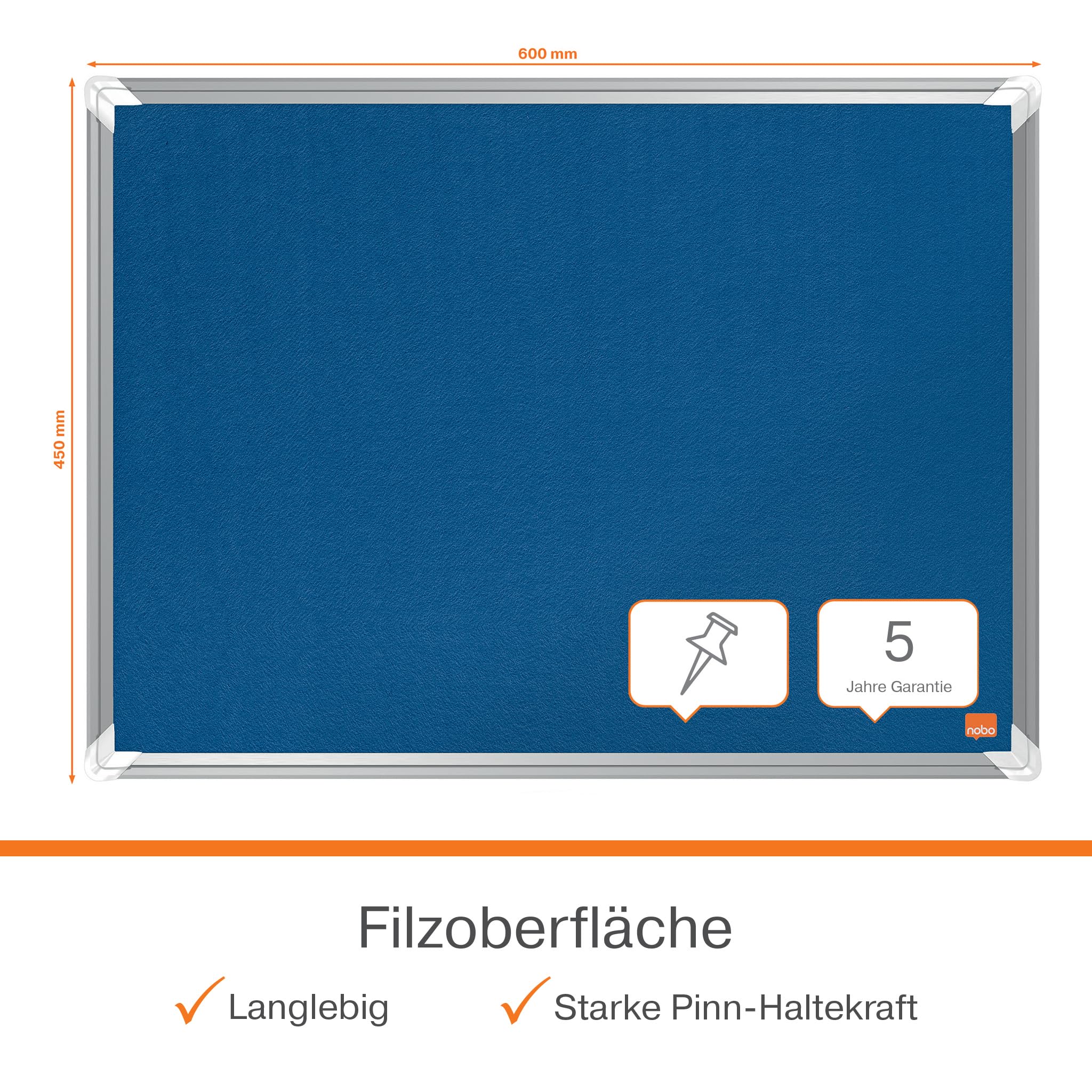 nobo-premium-plus-1915187-filz-pinnwand-45x60-cm-blau image 3