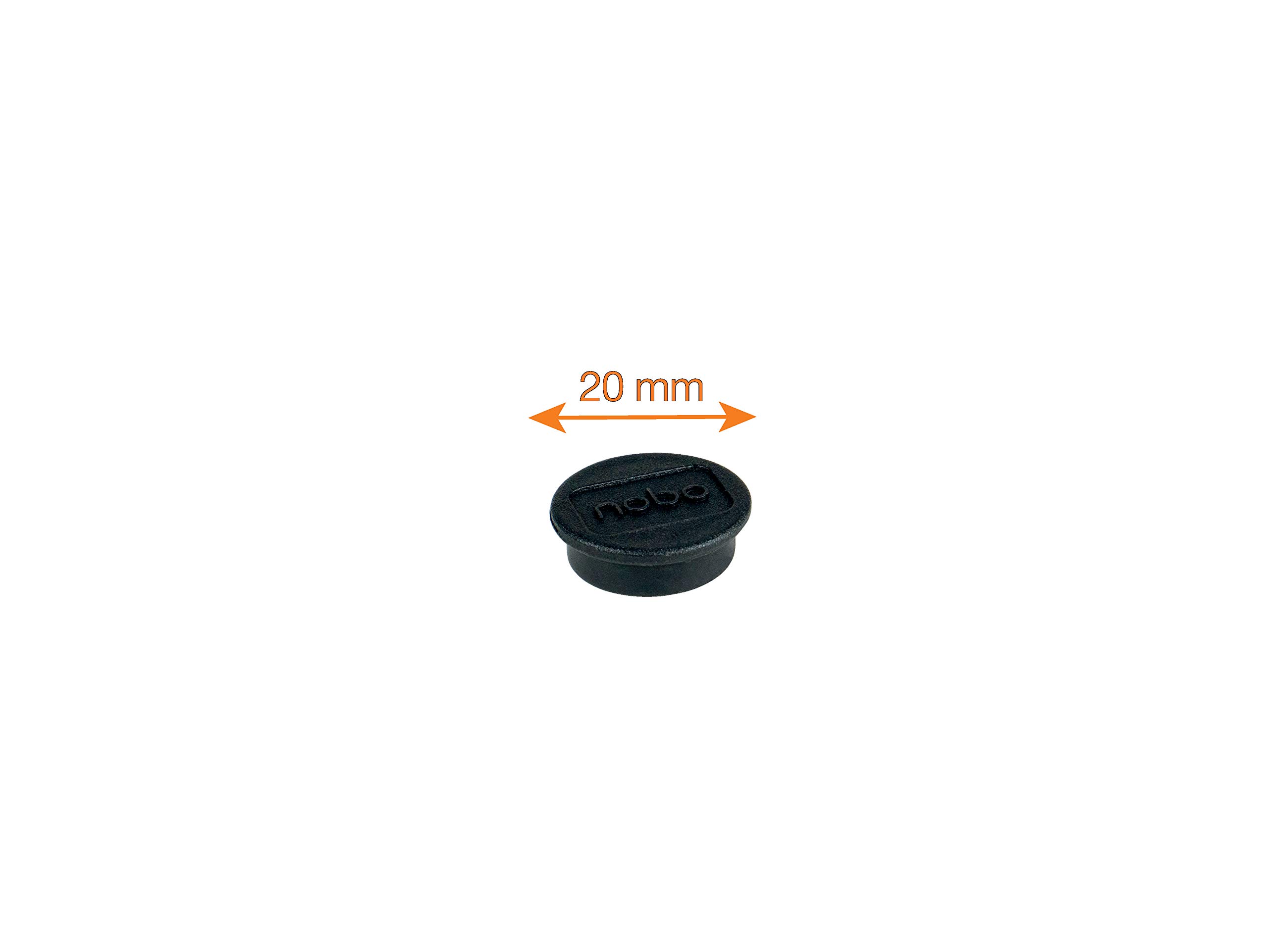 nobo-glide-whiteboard-magnete-20-mm-schwarz-8-st-ck image 3