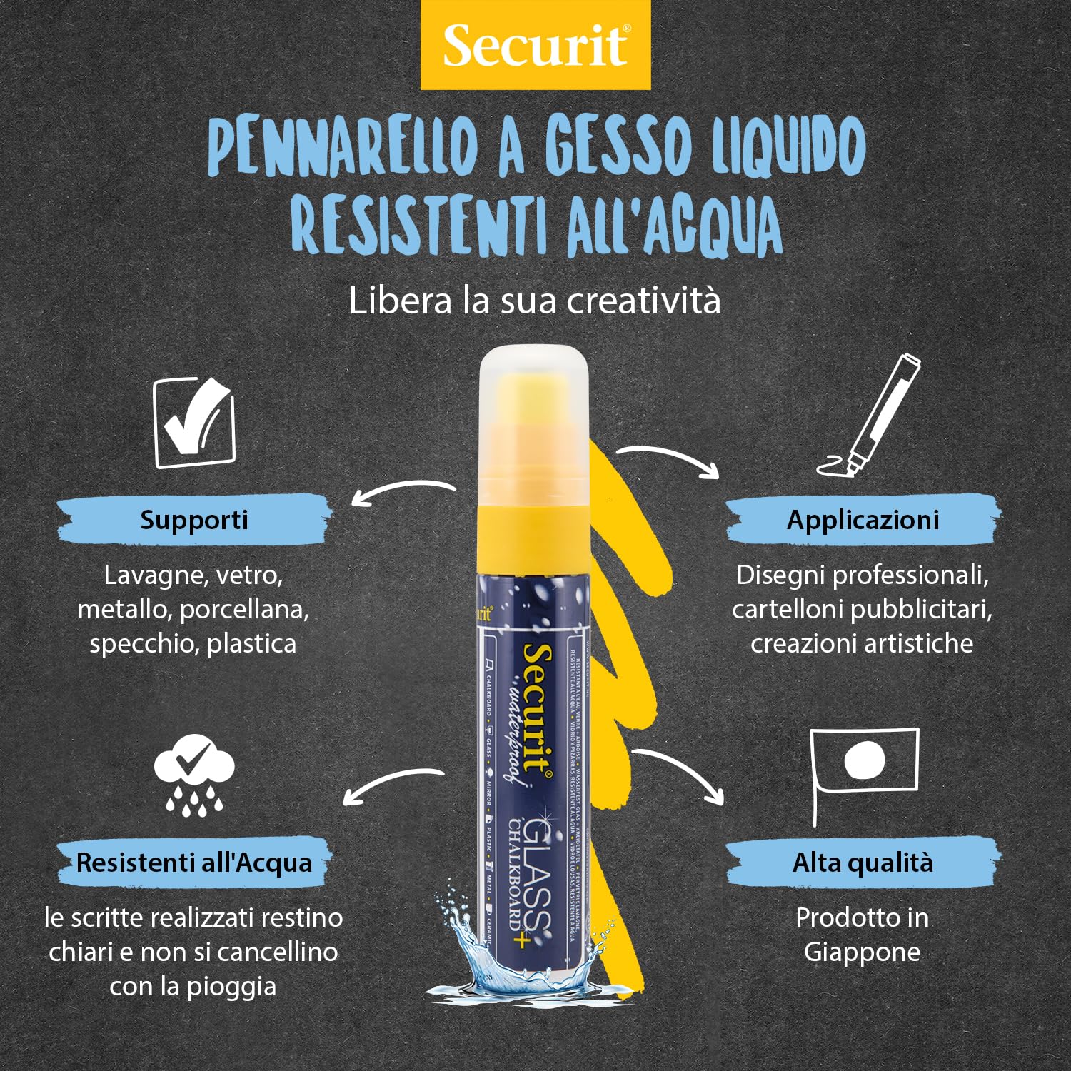 securit-waterproof-kreidemarker-large-blau-4er-etui-sma820 image 2