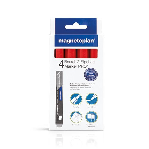 magnetoplan-pro-boardmarker-flipchartmarker-rot-4-st-ck image 4