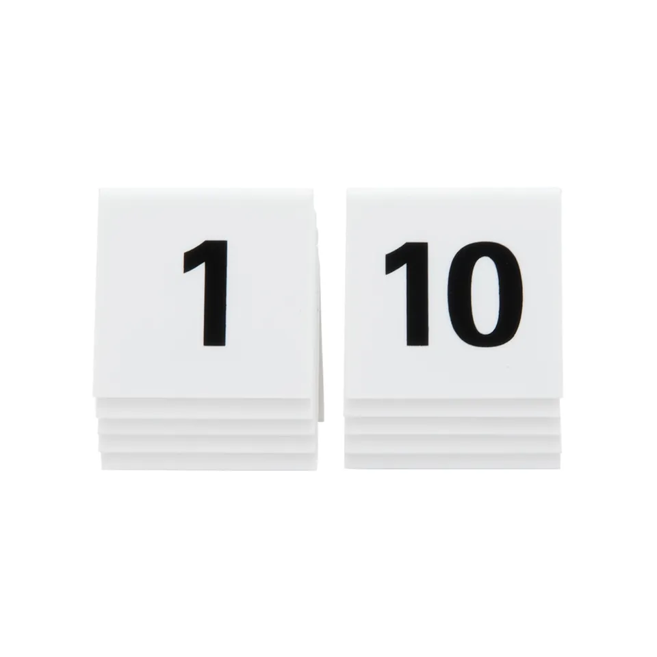 securit-crystal-tischnummern-1-bis-10-wei-acryl-stapelbar-10er-set image 1