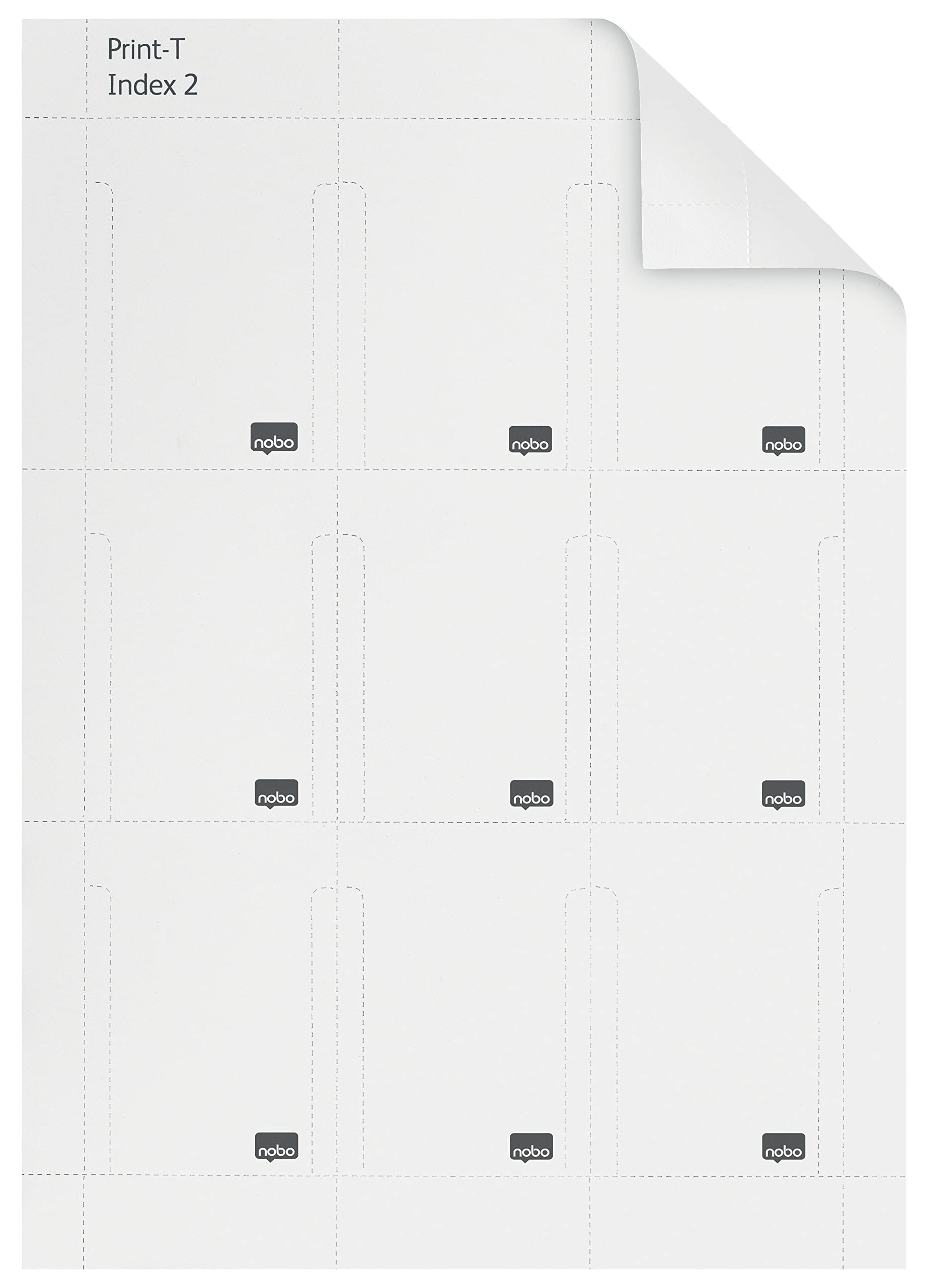 nobo-classic-steel-t-karten-gr-e-2-pink-20-st-ck image 3
