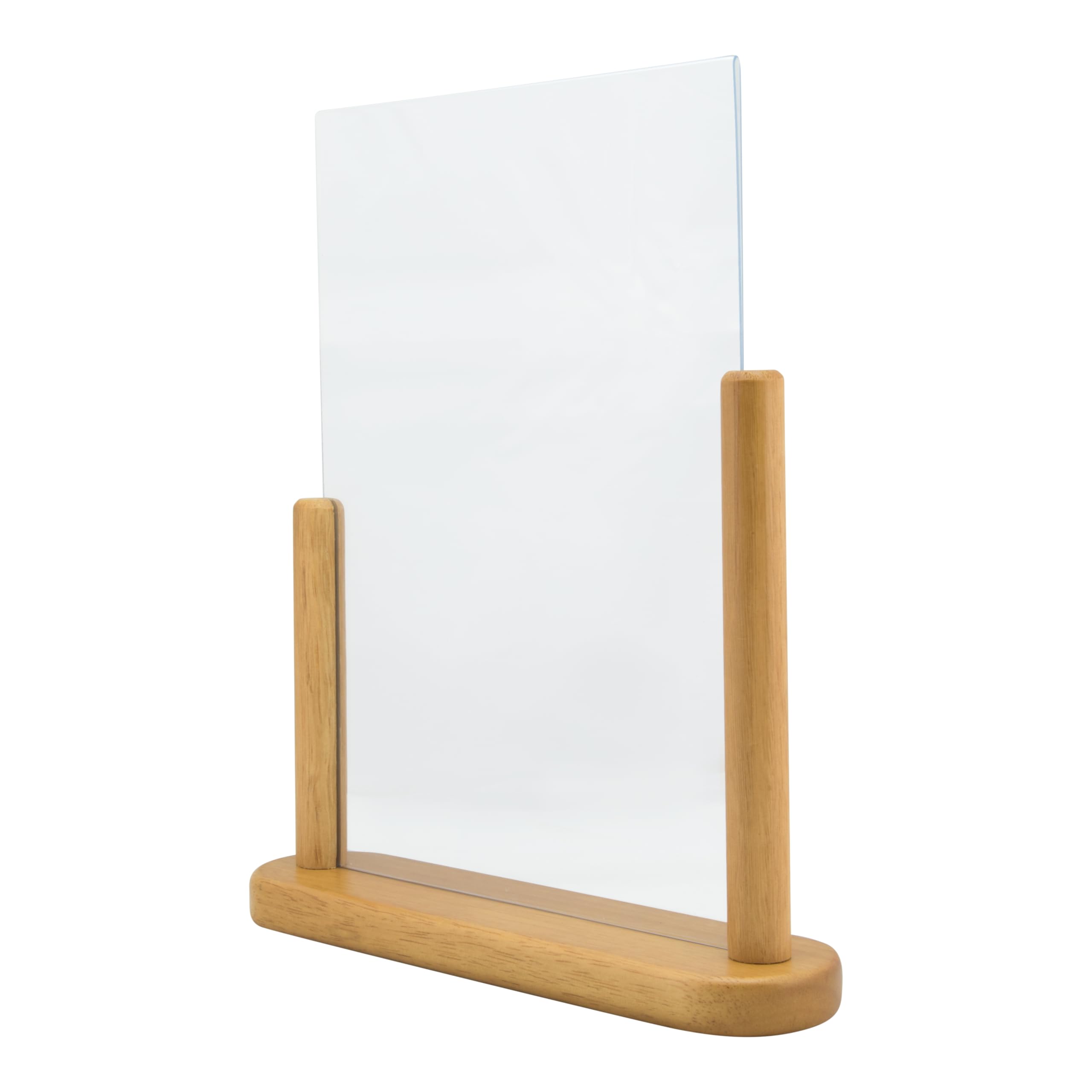 securit-elegant-tischaufsteller-a4-teak-holz-braun image 3