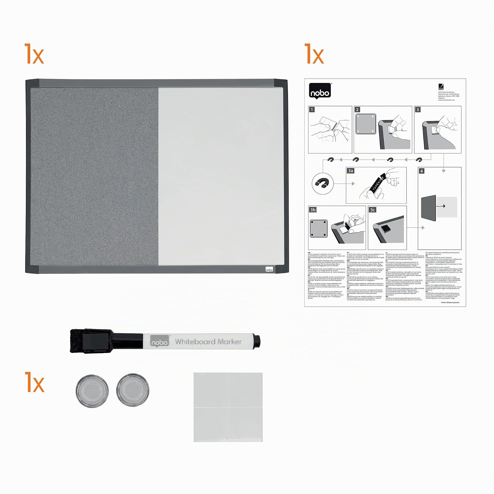 nobo-classic-steel-kombi-tafel-whiteboard-kork-585x430-mm image 6