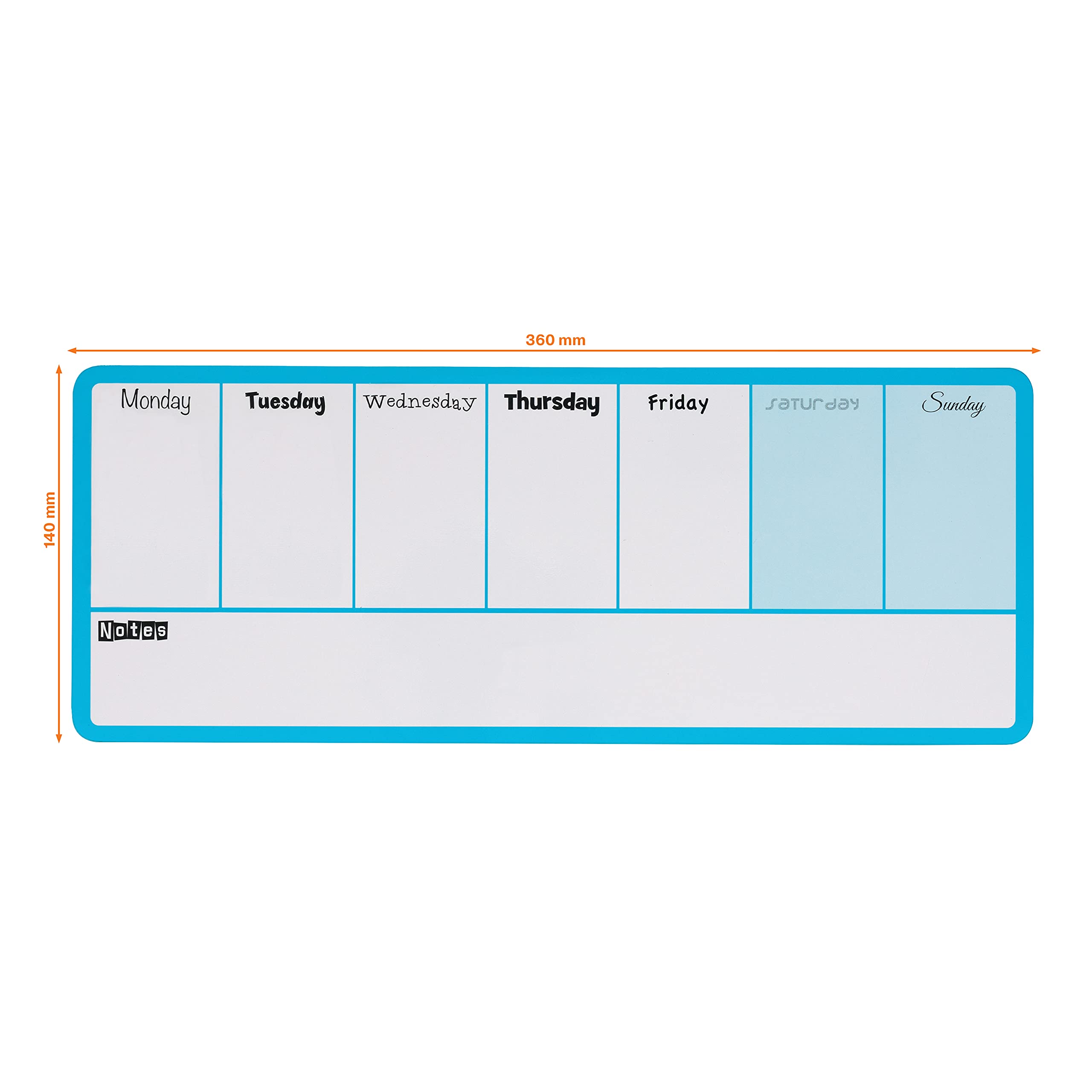 nobo-classic-steel-wochenplaner-magnetisch-blau-360-mm image 3
