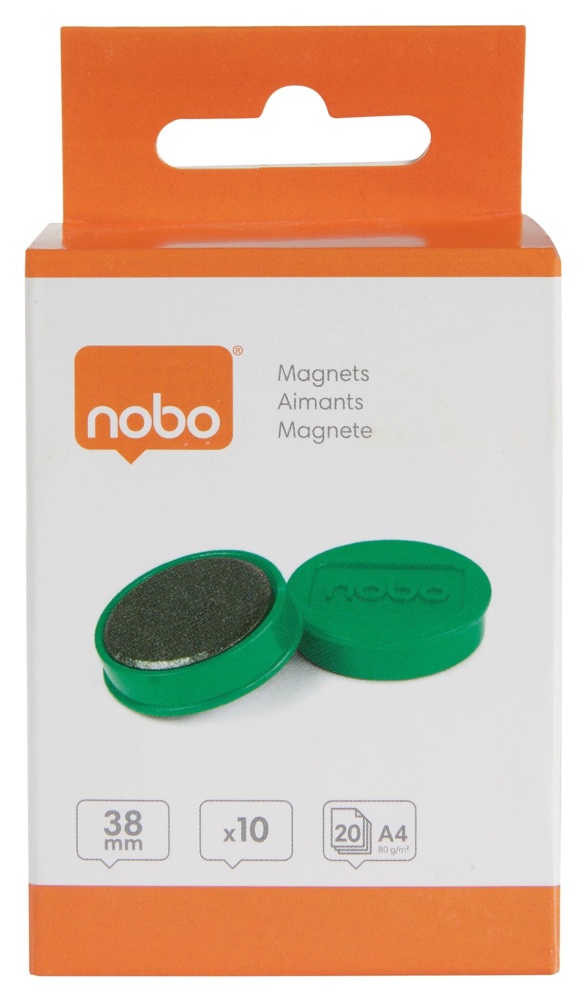 nobo-glide-magnete-38mm-gr-n-10-st-ck-extra-stark image 7