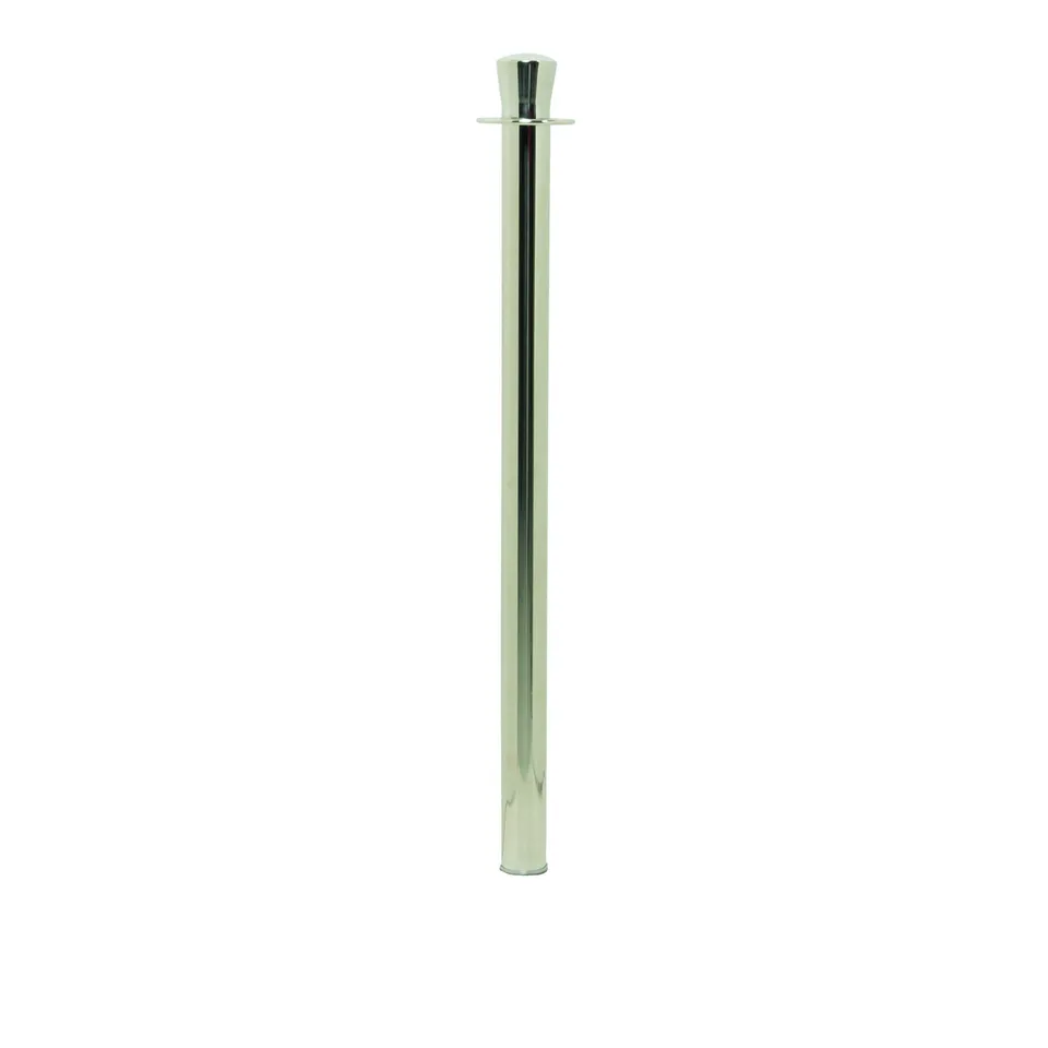 securit-classic-absperrpfosten-chrom-100-cm-stahl-pfosten image 1