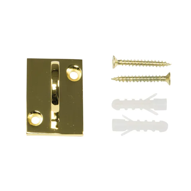securit-classic-absperrpfosten-wandaufh-ngung-gold image 1
