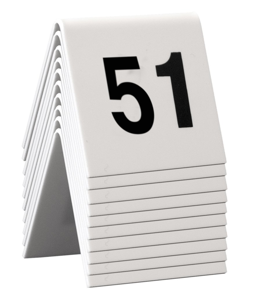 securit-crystal-tischnummern-1-bis-10-wei-acryl-stapelbar-10er-set image 3