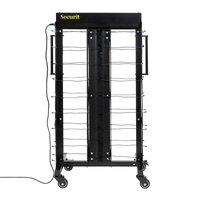 securit-nova-ladestation-36-led-leuchten-schwarz-rollen image 1
