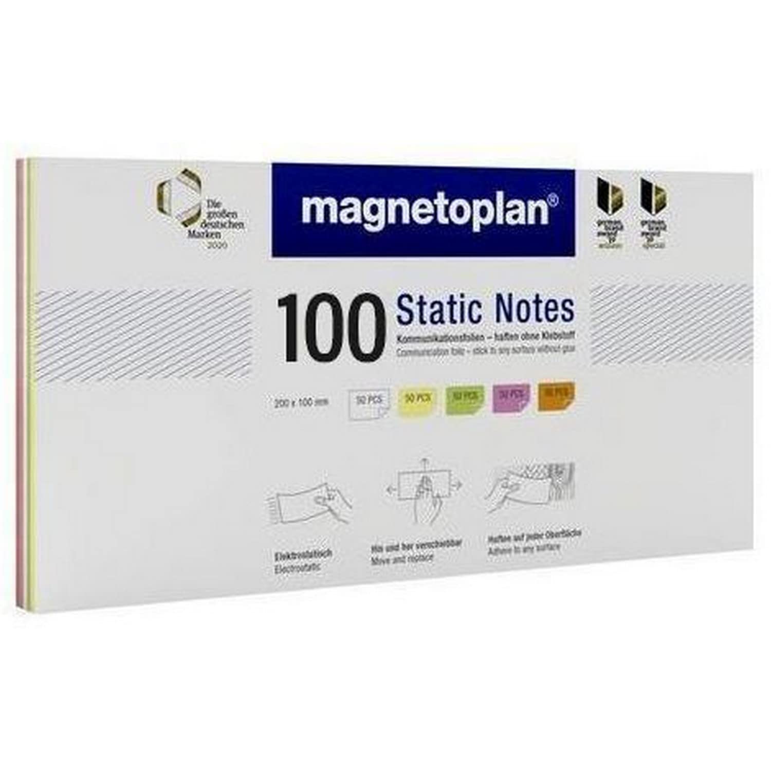 magnetoplan-takkis-statik-notes-haftnotizen-bunt-100-stk-200x100-mm image 1