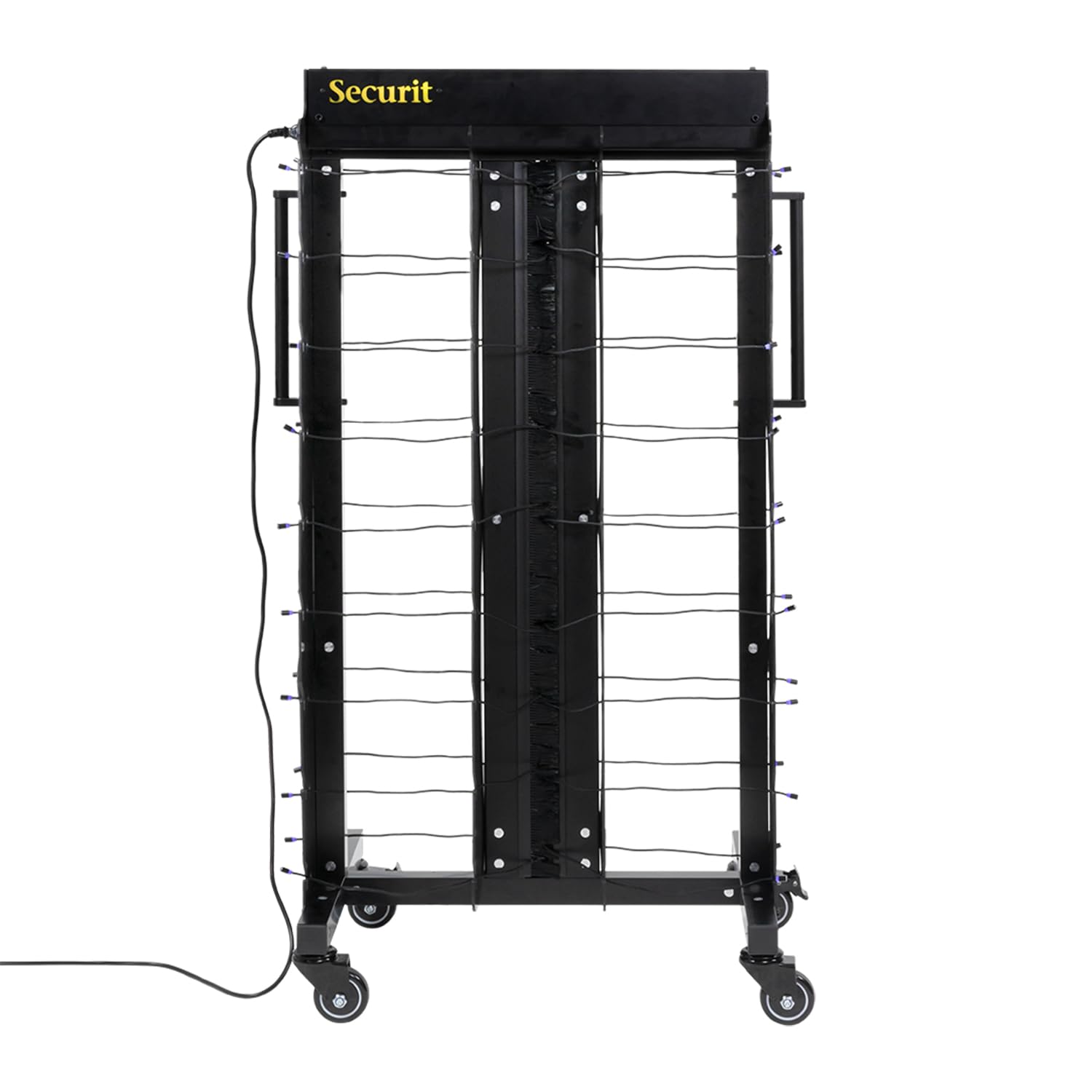securit-nova-ladestation-36-led-leuchten-schwarz-rollen image 1