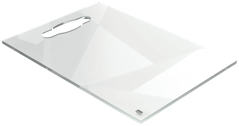nobo-diamond-glass-notiztafel-a4-transparent-mit-griff-marker image 1